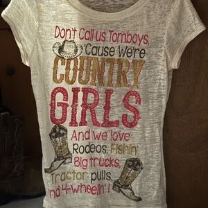 Country Girls Graphic Teen/Tween T-Shirt